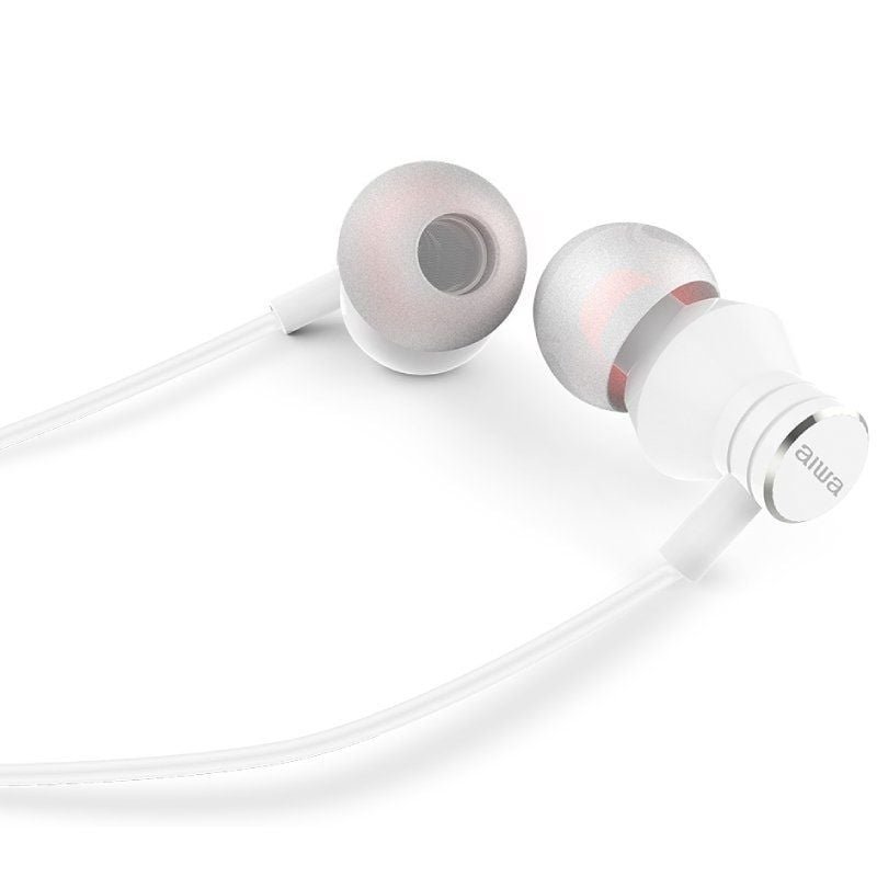 Auriculares Intrauditivos Aiwa ESTM-50WT/ con Micrófono/ Jack 3.5/ Blancos - изображение 4