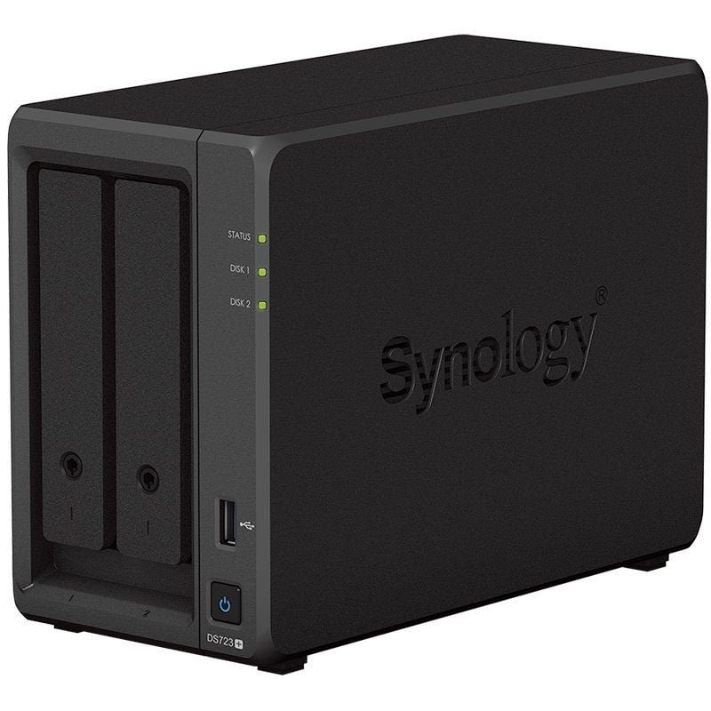 NAS Synology Diskstation DS723+/ 2 Bahías 3.5"- 2.5"/ 8GB DDR4/ Formato Torre - изображение 2