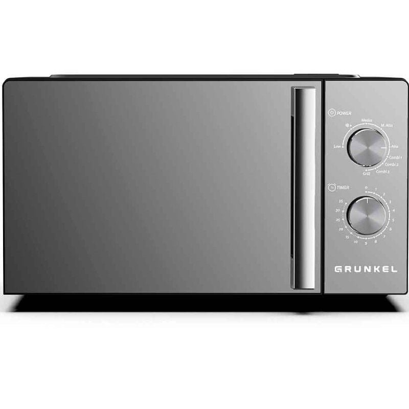 Microondas Grunkel MWG-20ESPEJO/ 800W/ Capacidad 20L/ Función Grill/ Negro - изображение 2