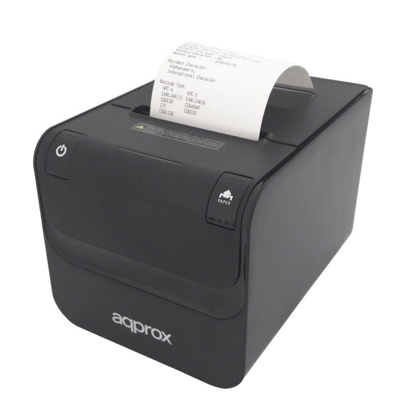Impresora de Tickets Approx appPOS80AMUSE/ Térmica/ Ancho papel 80mm/ USB-RS232-Ethernet/ Negra - изображение 2