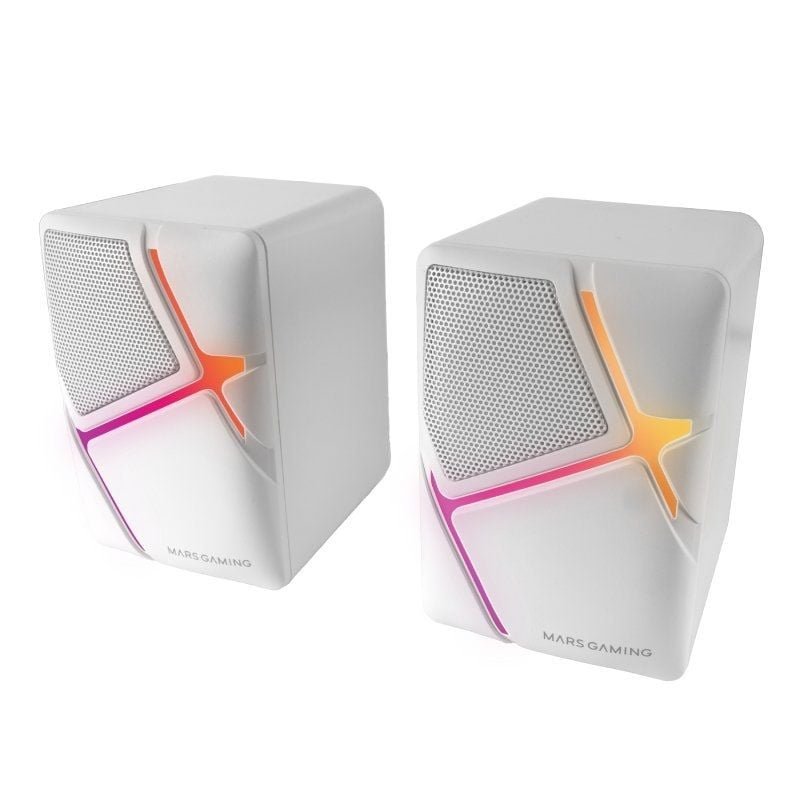 Altavoces Mars Gaming MS-H/ 10W/ 2.0/ Blancos - изображение 3