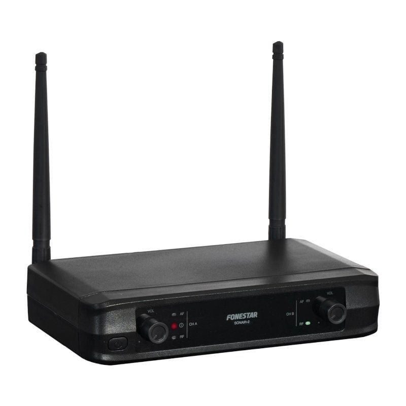 Micrófono Inalámbrico Doble Mano UHF Fonestar SONAIR-2M/ Incluye Receptor - изображение 2
