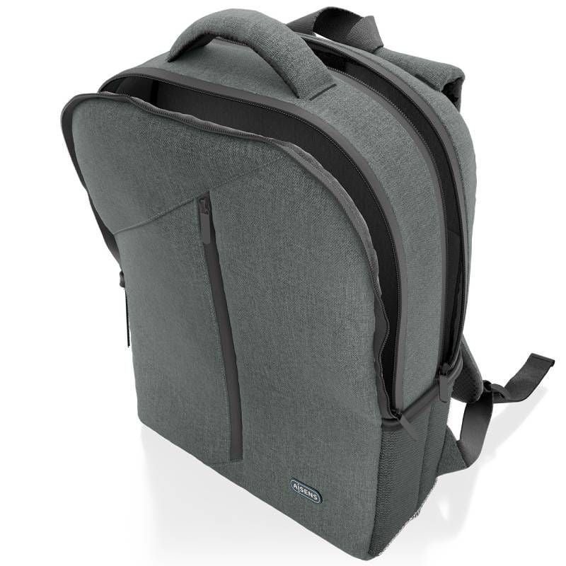 Mochila Aisens Premium ASBG-BP084-GR para Portátiles hasta 15.6"/ Gris - изображение 3