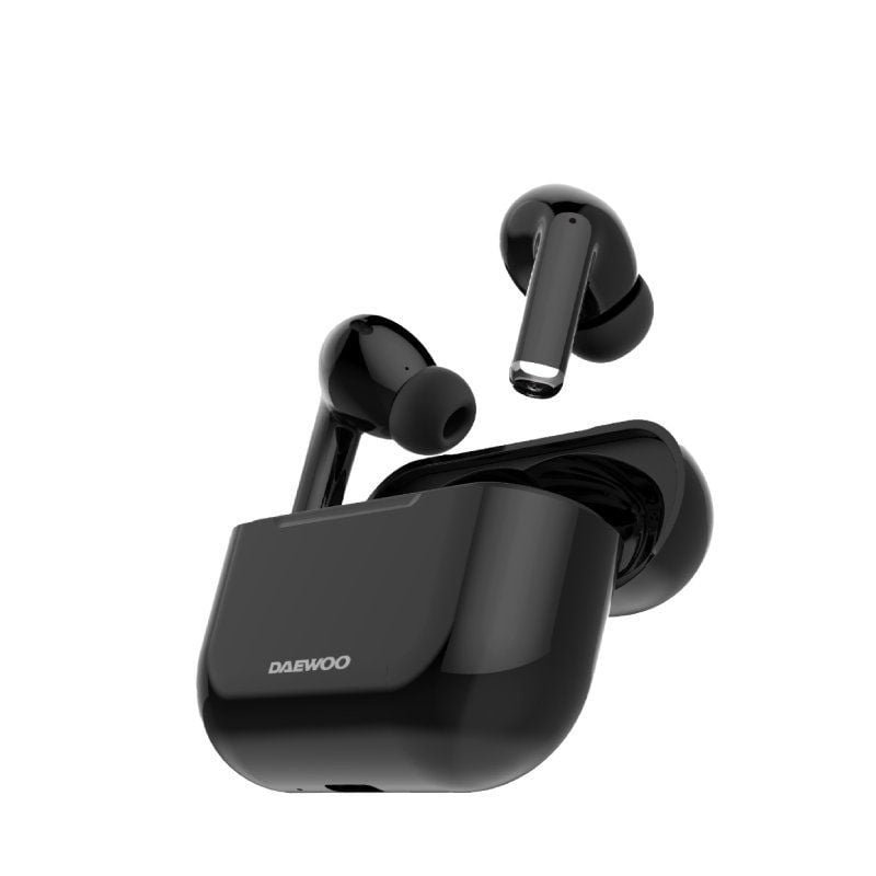 Auriculares Bluetooth Daewoo DW2001 con estuche de carga/ Autonomía 6h/ Negros - изображение 2