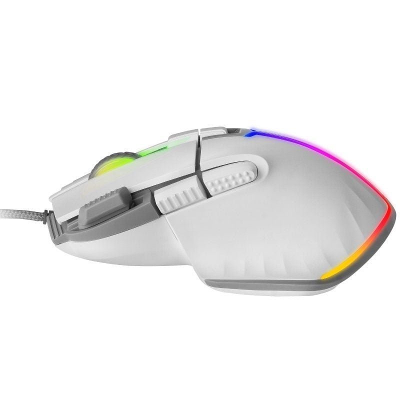 Ratón Gaming Mars Gaming MM-XT/ Hasta 12800DPI/ Blanco - изображение 5