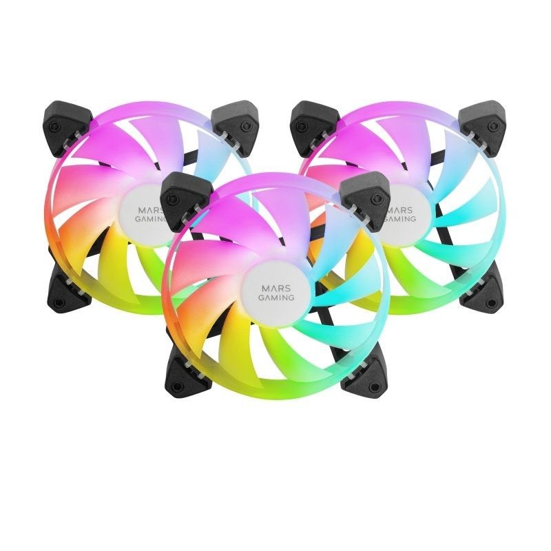 Pack 3 Ventiladores Mars Gaming MF-3A/ 12cm/ ARGB - изображение 4