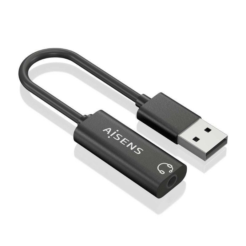 Tarjeta de Sonido Aisens A106-0770/ USB Macho - Jack 3.5 Hembra - изображение 2