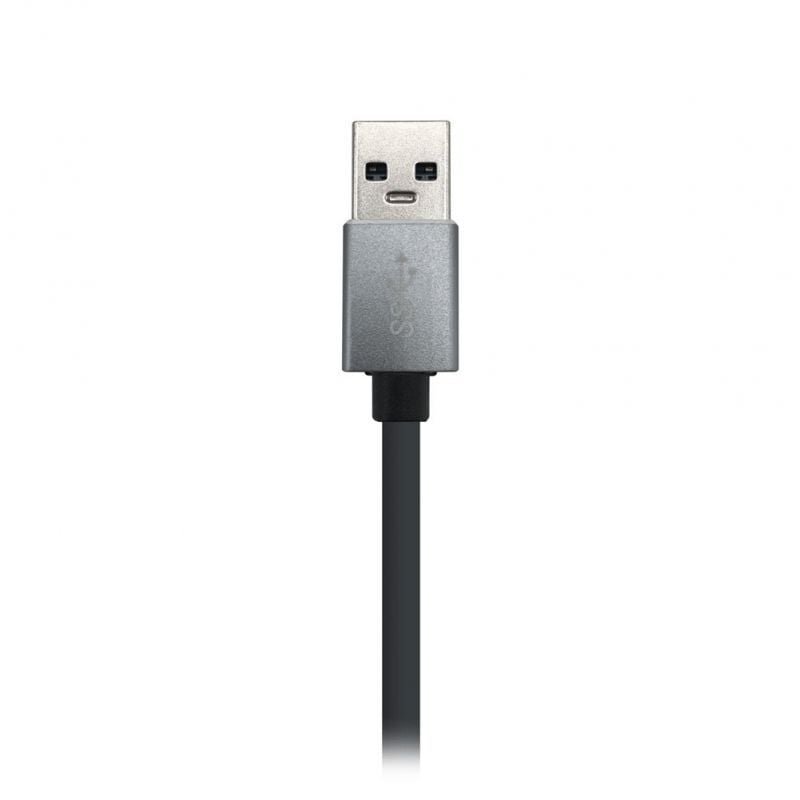 Hub USB 3.0 Aisens A106-0401/ 3xUSB/ 1xRJ45/ Gris - изображение 4