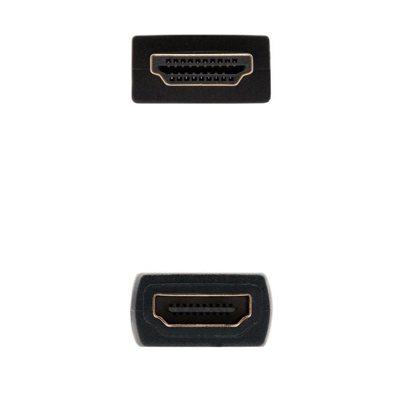Cable Alargador HDMI Nanocable 10.15.1011/ HDMI Macho - HDMI Hembra/ 1m/ Negro - изображение 3