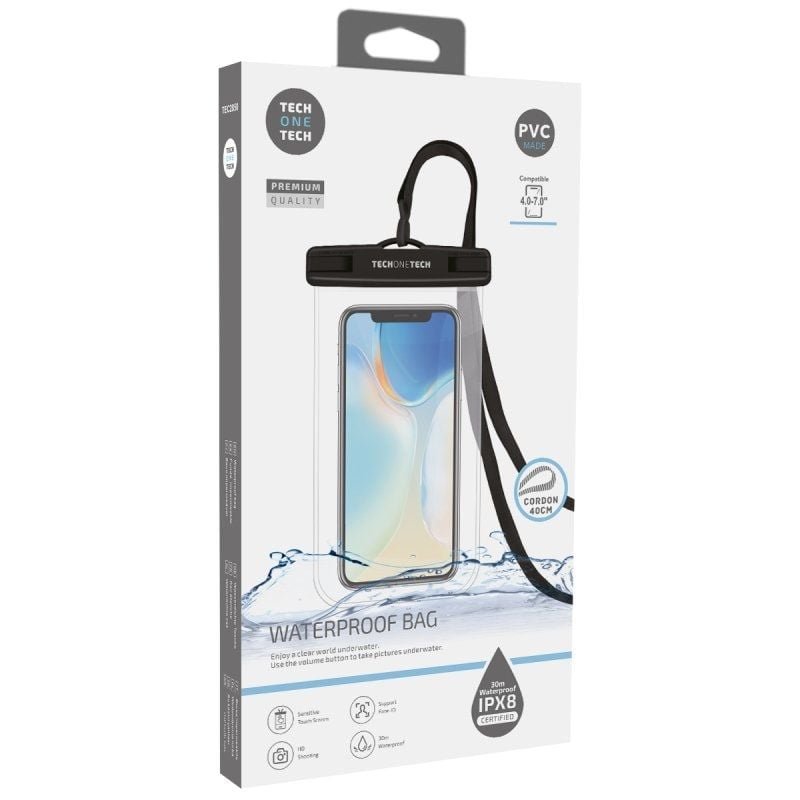 Funda Universal Impermeable para Smartphone Tech One Tech TEC2850/ Hasta 7" - изображение 2