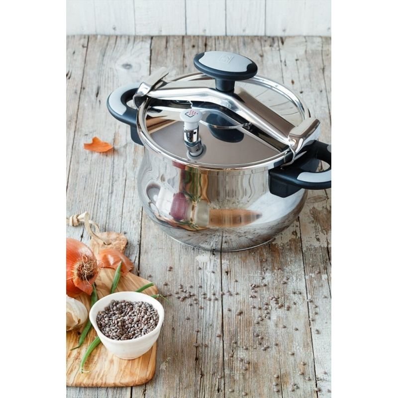 Olla a Presión Bra New Star A185503/ Ø24cm/ 8L/ Acero Inoxidable/ Apta para Inducción - изображение 4