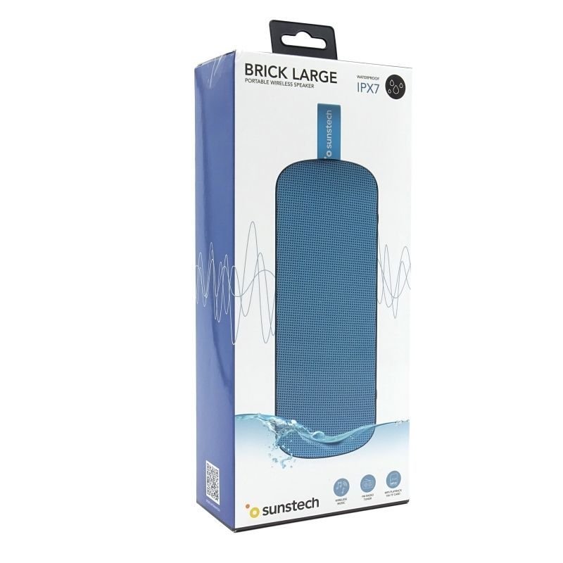Altavoz con Bluetooth Sunstech Bricklarge/ 10W/ 2.0/ Azul - изображение 5