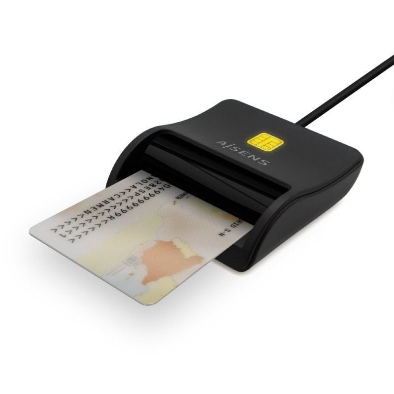 Lector de DNI USB Tipo-C Aisens ASCR-SN03C-BK/ Negro - изображение 2