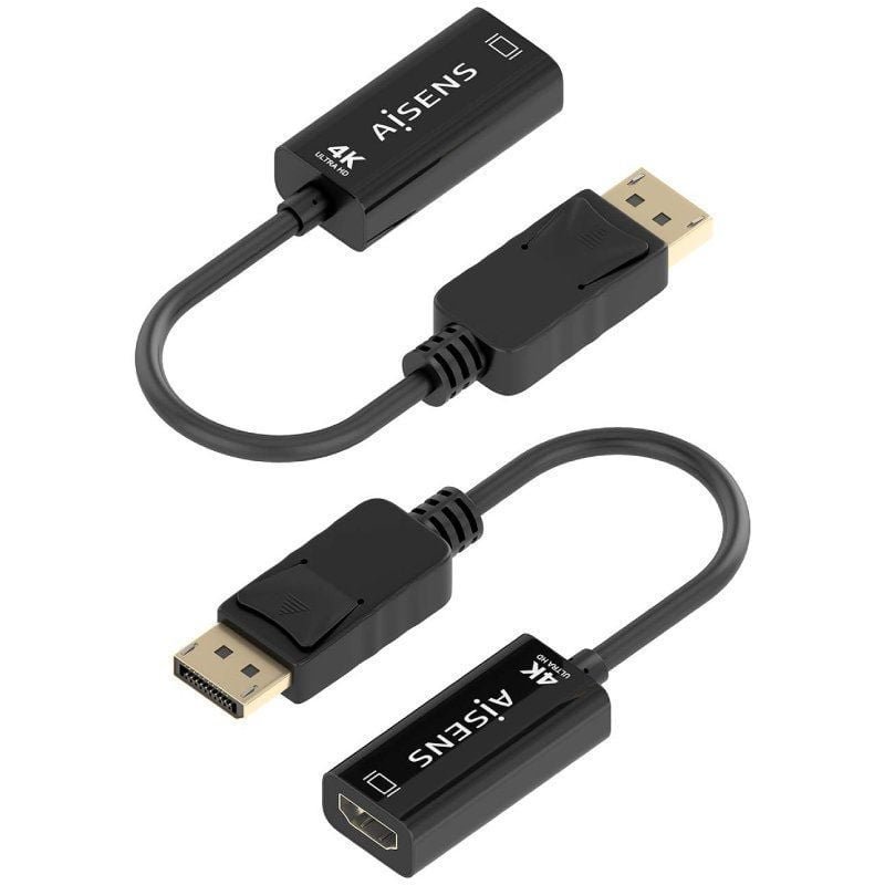 Cable Conversor Aisens A125-0905/ DisplayPort Macho - HDMI Hembra/ 15cm/ Negro - изображение 3