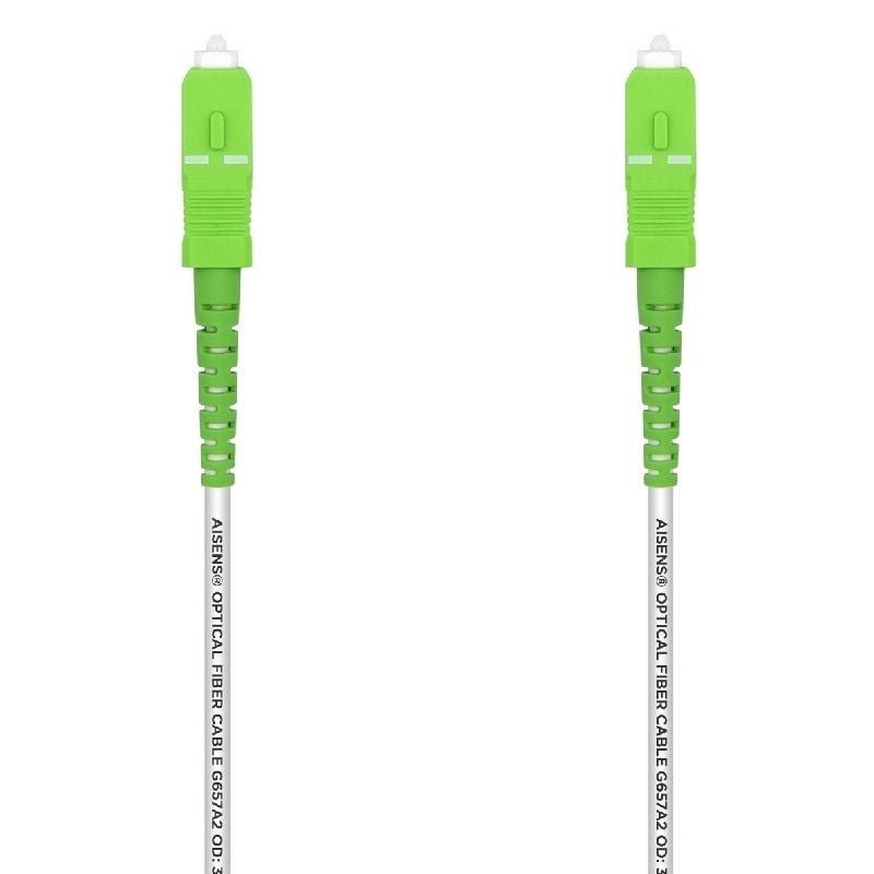 Cable de Fibra Óptica G657A2 3.0 Aisens A152-0494/ LSZH/ 2m/ Blanco
