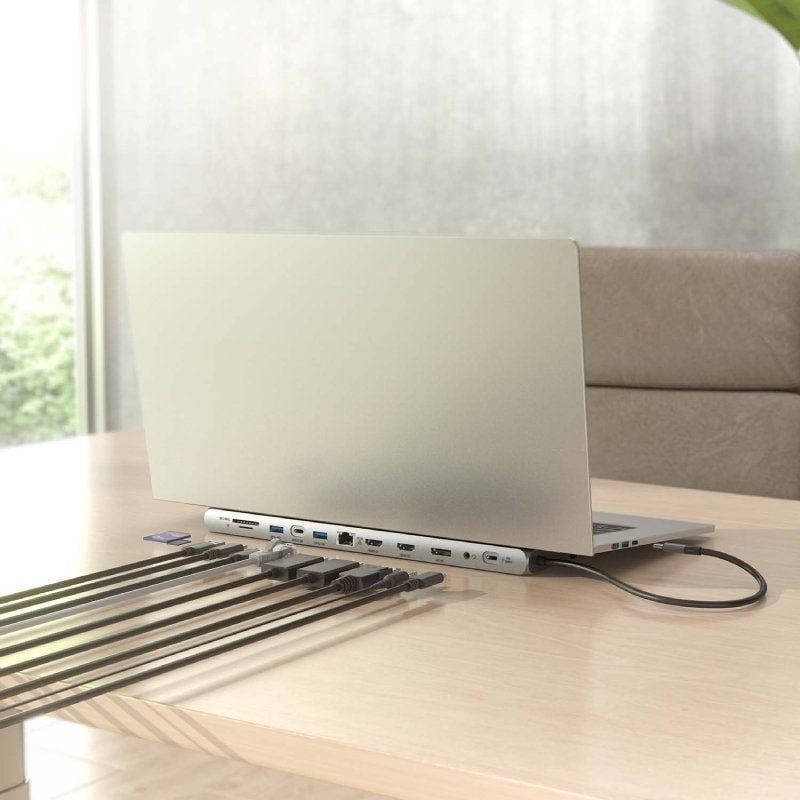Docking USB Tipo-C Aisens ASUC-12P020-GR/ 2xHDMI/ 3xUSB/ 1xUSB Tipo-C/ 1xRJ45/ 1xDisplayPort/ 1xLector Tarjetas/ 1xUSB Tipo-C PD/ Gris - изображение 5