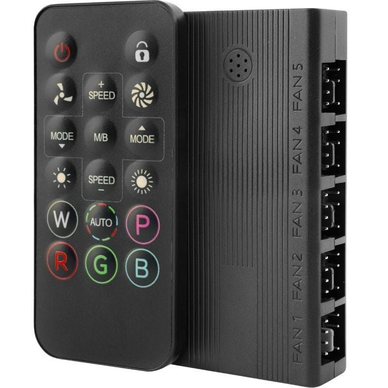 Controlador Hub Remoto Mars Gaming MF-HUB para Ventiladores ARGB - изображение 2