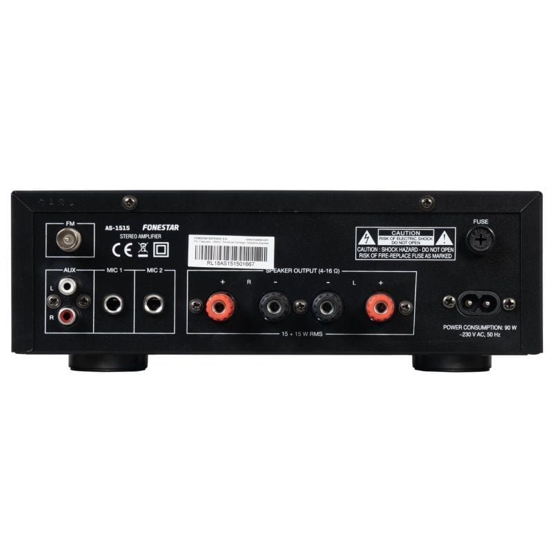 Amplificador estéreo Fonestar AS-1515/ 30W - изображение 3