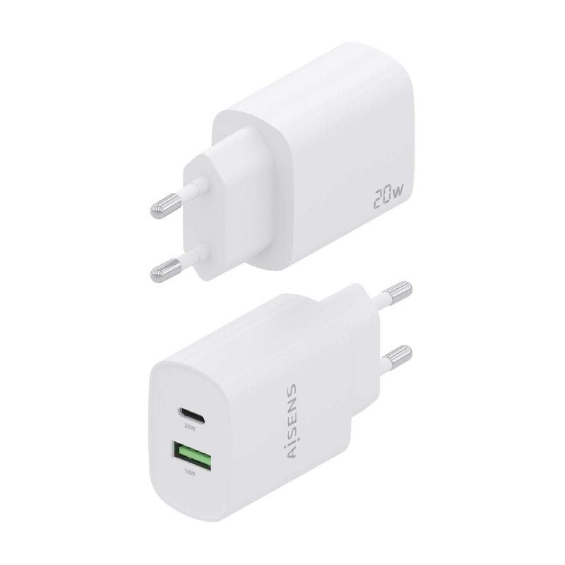 Cargador de Pared Aisens A110-0754/ 1xUSB Tipo-C/ 1xUSB/ 20W - изображение 3