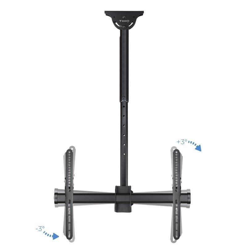Soporte de Techo Giratorio/ Inclinable/ Nivelable TooQ LPCE1170TSLI-B para TV de 37-70"/ hasta 50kg - изображение 5
