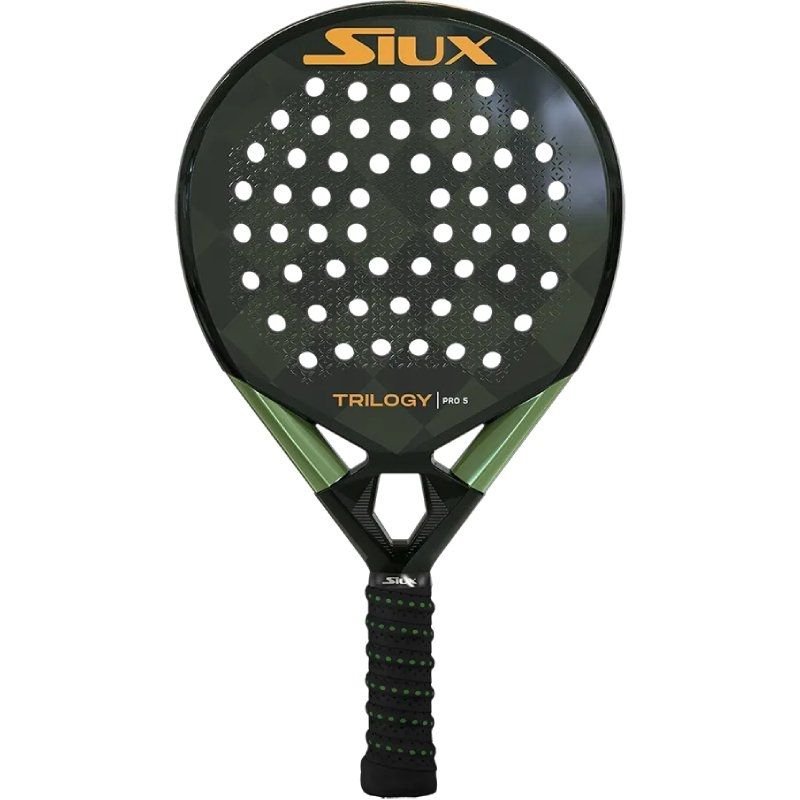 Pala de Pádel Siux Trilogy Pro 5 2025 (Patty Llaguno)/ Negra y Verde