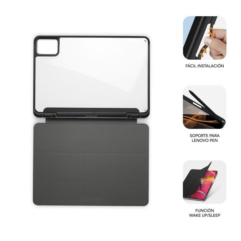 Funda Subblim Clear Shock Case CST-5SC130 para Tablet Lenovo M11 de 11"/ Negra - изображение 4