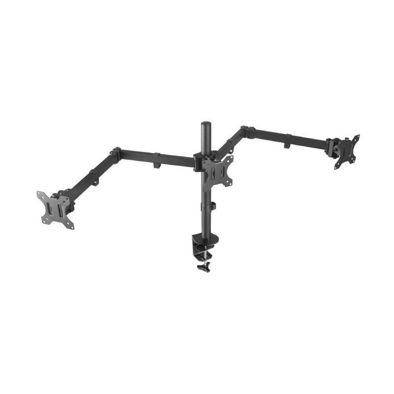 Soporte de Mesa para 3 Monitores Aisens DT27TSR-061/ Giratorio/ Inclinable/ hasta 7kg - изображение 4