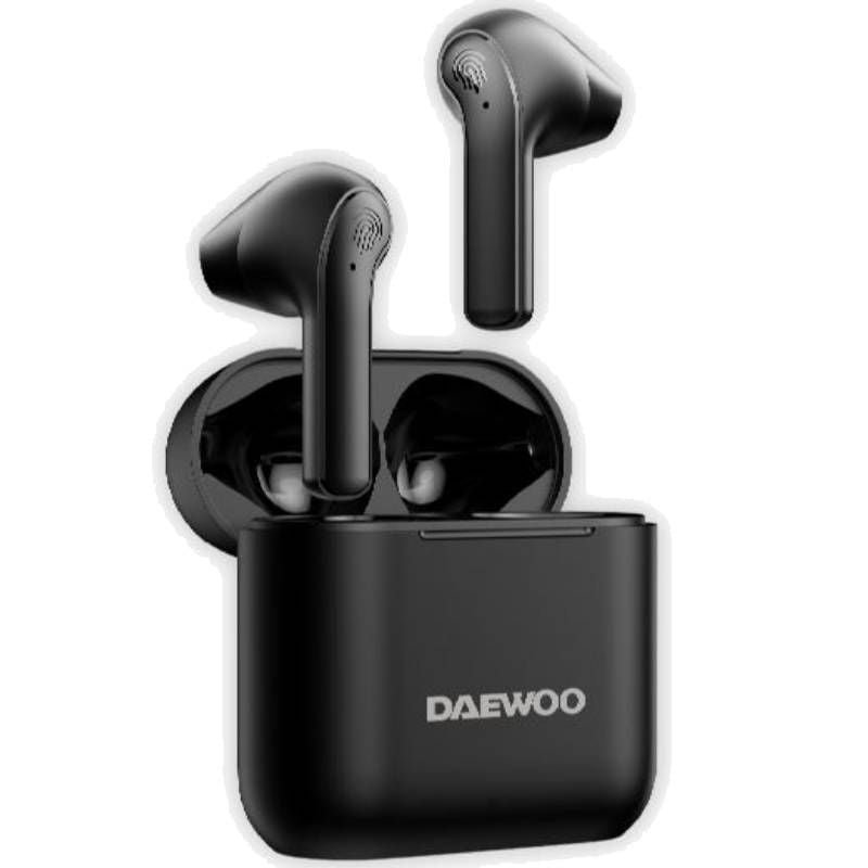 Auriculares Bluetooth Daewoo DW2020 con estuche de carga/ Autonomía 5h/ Negros - изображение 2