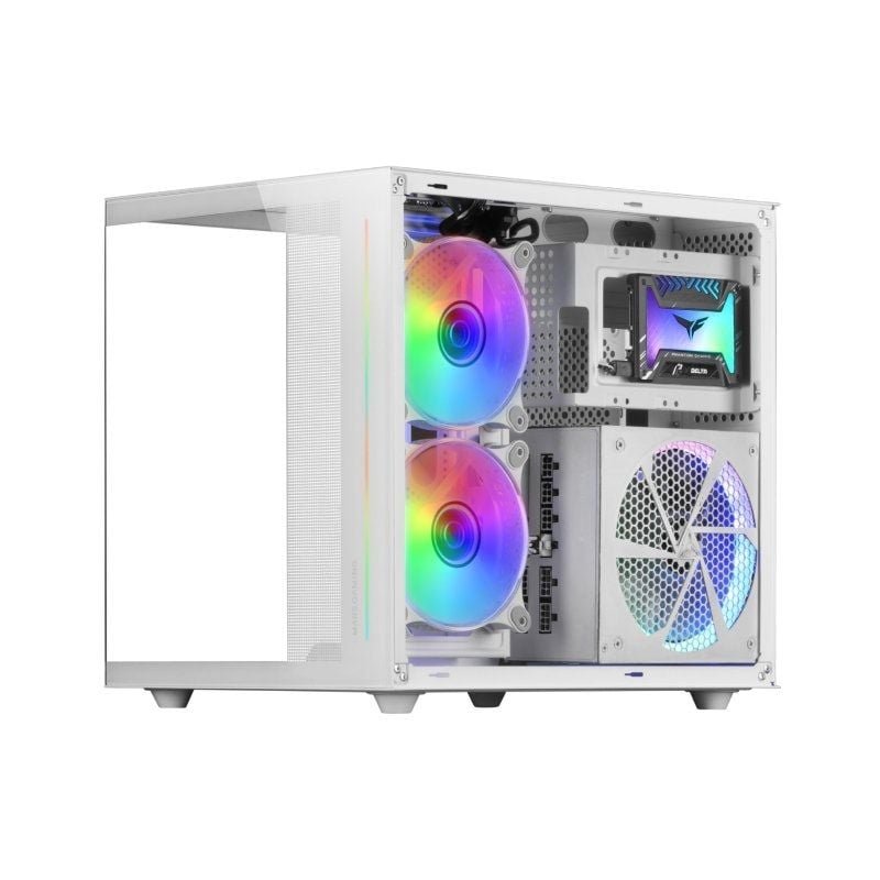 Caja Gaming Minitorre Mars Gaming MC-VIEW/ Blanca - изображение 3