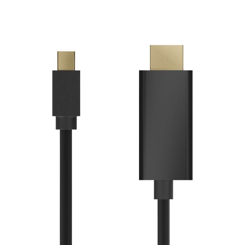 Cable Conversor Aisens A125-0361/ Mini DisplayPort Macho - HDMI Macho/ Hasta 5W/ 2300Mbps/ 2m/ Negro - изображение 2