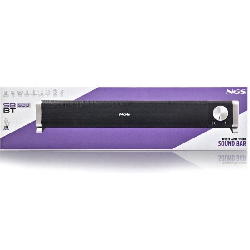 Barra de Sonido con Bluetooth NGS Subway/ 40W/ 2.0/ Negra - изображение 5