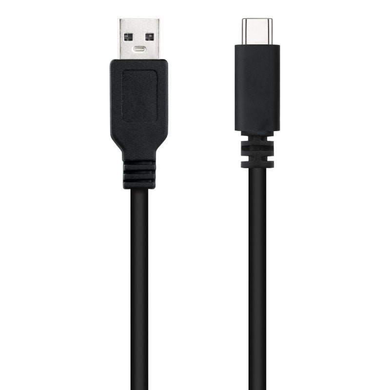 Cable USB 2.0 Nanocable 10.01.2101-L150/ USB Tipo-C Macho - USB Macho/ 1.5m/ Negro - изображение 2