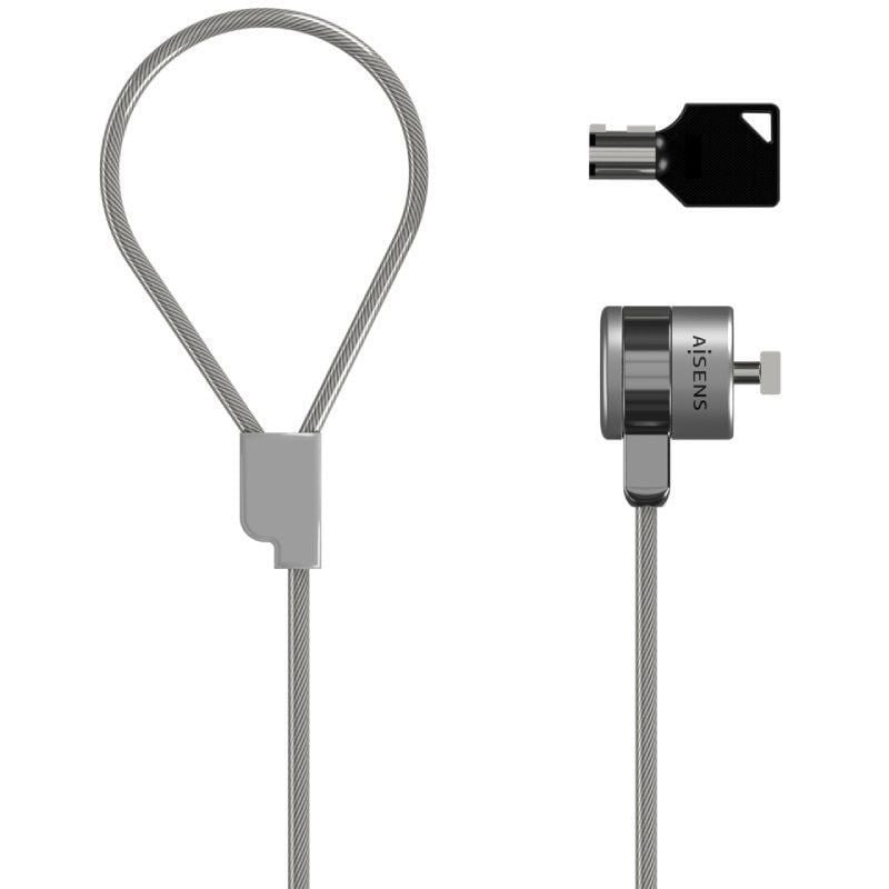 Cable de Seguridad para Portátiles Aisens ASLK-D40K02-SL/ 1.5m - изображение 2