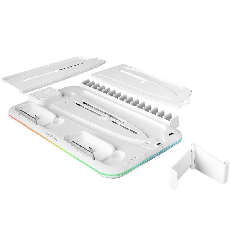 Soporte Multifunción RGB para PS5 Mars Gaming MPS5-B2/ Blanco - изображение 2