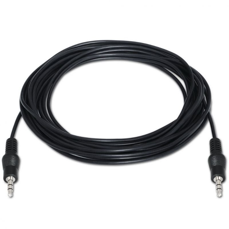 Cable Estéreo Aisens A128-0143/ Jack 3.5 Macho - Jack 3.5 Macho/ Hasta 0.1W/ 3m/ Negro - изображение 2