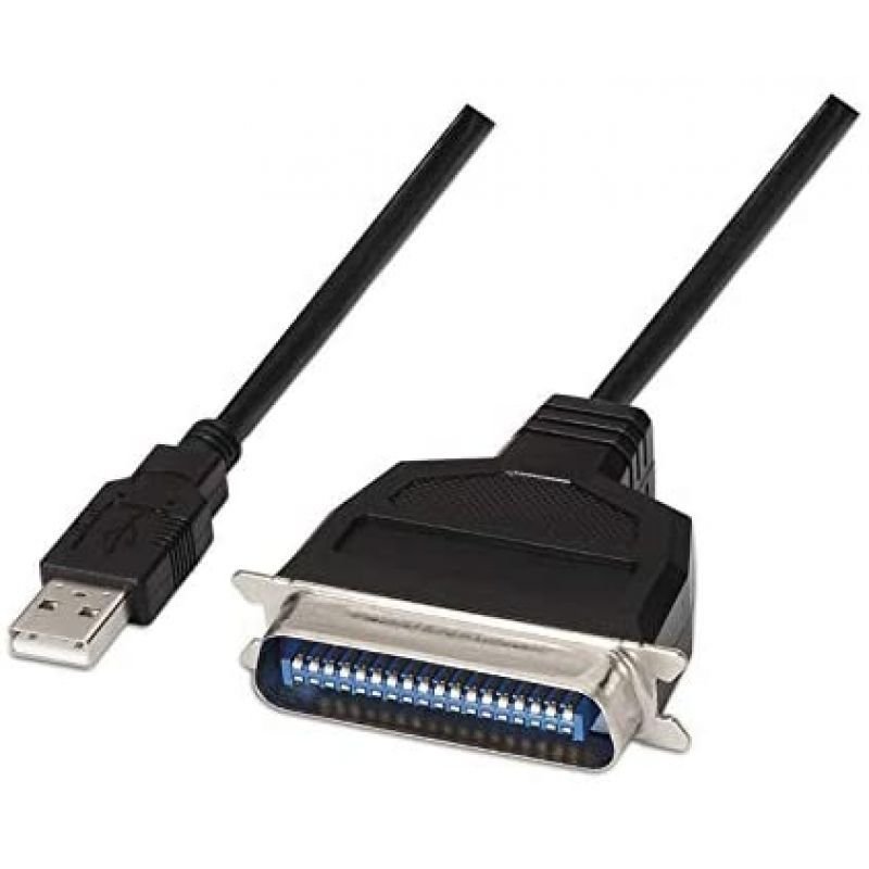 Cable Conversor impresora Nanocable 10.03.0001/ USB Macho - CN36 Macho/ 1.5m/ Negro - изображение 4