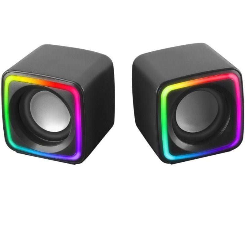 Altavoces Mars Gaming MSCUBE/ 8W/ 2.0/ Negros - изображение 4