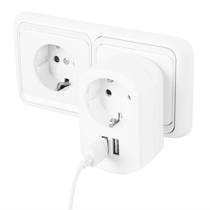 Enchufe Orbegozo EN 1200/ 1 Toma Schuko/ 2 Tomas USB - изображение 3