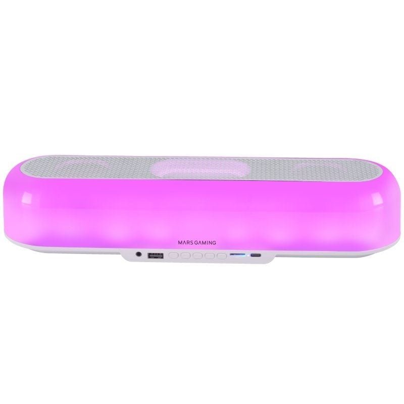 Barra de Sonido con Bluetooth Mars Gaming MSB-ORB/ 20W/ 2.0/ Blanca - изображение 3