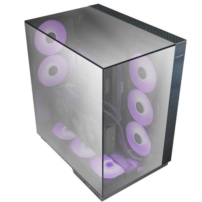 Caja Gaming Torre Mars Gaming MC-3GFPRO/ Cristal Cromado - изображение 2