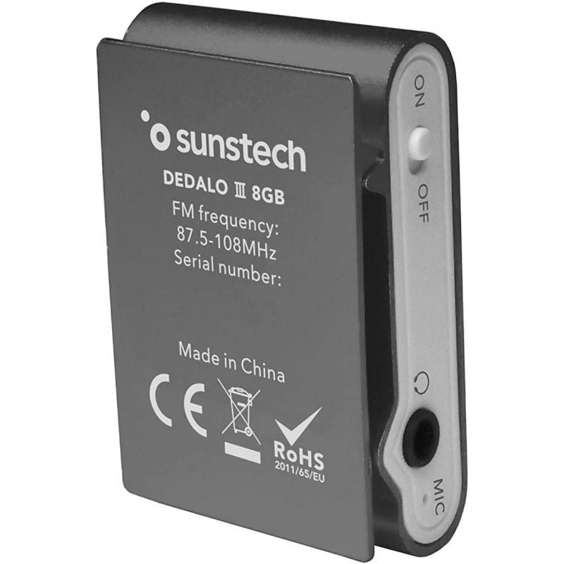 Reproductor MP3 Sunstech Dedalo III/ 8GB/ Radio FM/ Gris - изображение 2