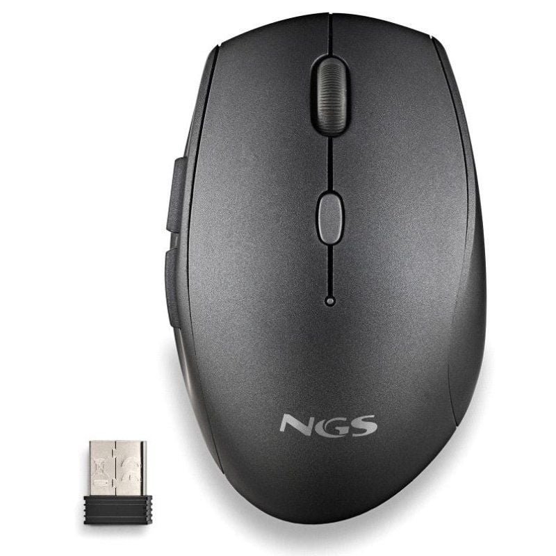 Ratón Inalámbrico NGS Bee Black/ Hasta 1600 DPI - изображение 4