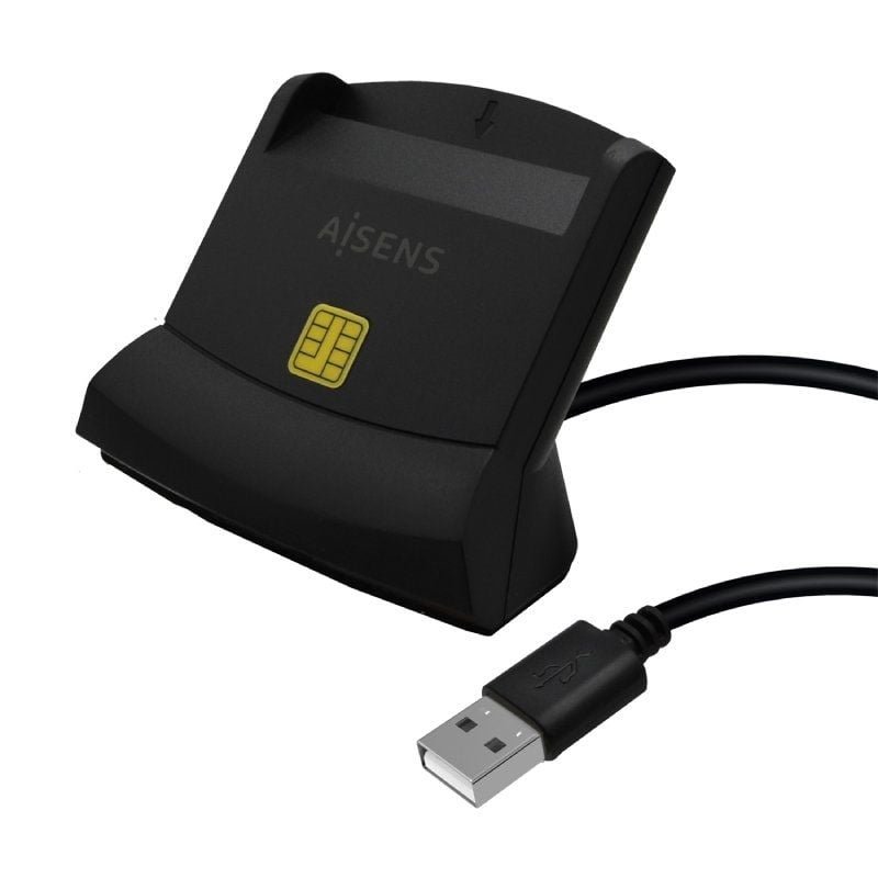 Lector de DNI y Tarjetas Aisens ASCR-SN05-BK/ Negro - изображение 2