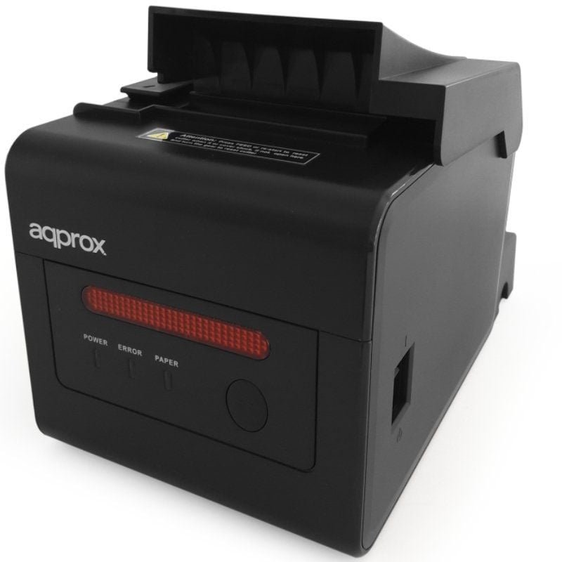 Impresora de Tickets Approx appPOS80ALARM/ Térmica/ Ancho papel 58 y 80mm/ USB-RS232-LAN-RJ11/ Negra - изображение 3