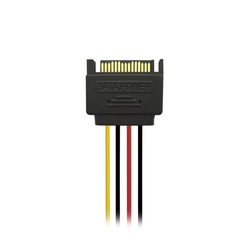 Cable Alimentación Aisens A131-0353/ SATA Macho - 2x SATA Hembra/ Hasta 54W/ 20cm/ Negro - изображение 2