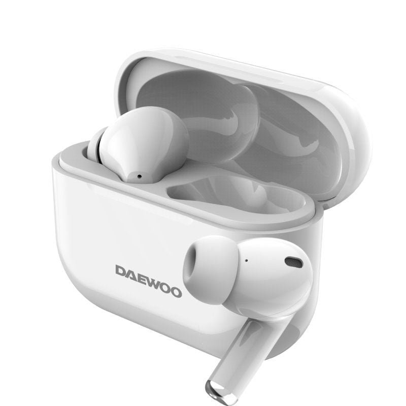 Auriculares Bluetooth Daewoo DW2002 con estuche de carga/ Autonomía 6h/ Blancos - изображение 2