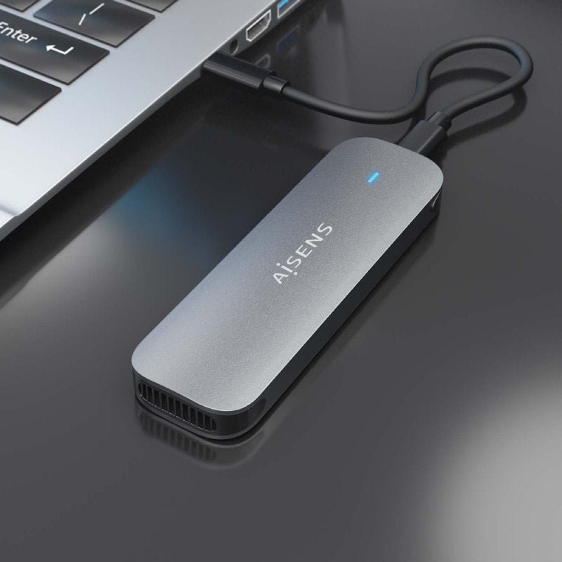 Caja Externa para Disco SSD M.2 SATA Aisens ASM2-006GRY/ USB 3.1/ Sin tornillos - изображение 5