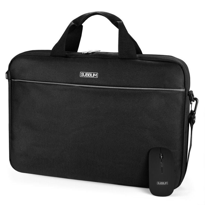 Maletín + Ratón Inalámbrico Subblim Select Pack para Portátiles hasta 15.6"/ Cinta para Trolley/ Negro - изображение 5