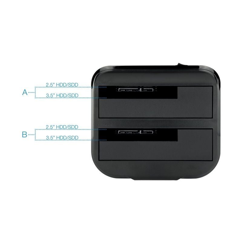 Docking Station para Discos Duros TooQ TQDS-802B - изображение 3