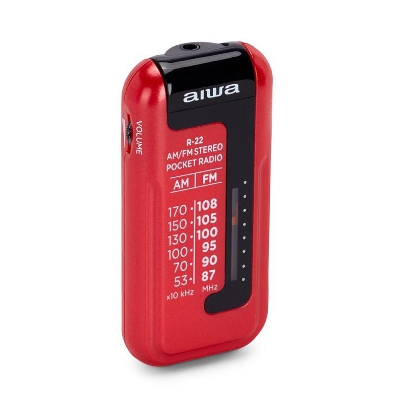 Radio Portátil Aiwa R-22RD/ con Batería/ a Pilas/ Roja - изображение 2